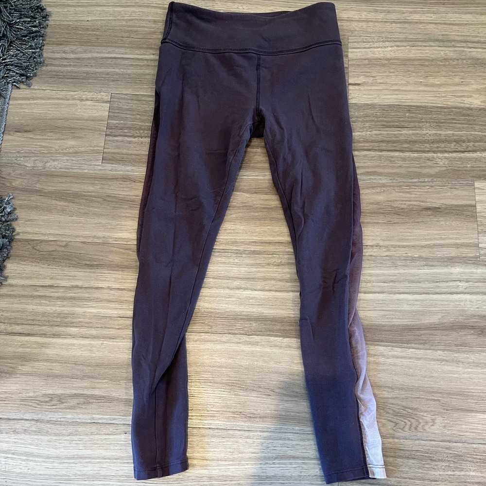 Ombré purple leggings